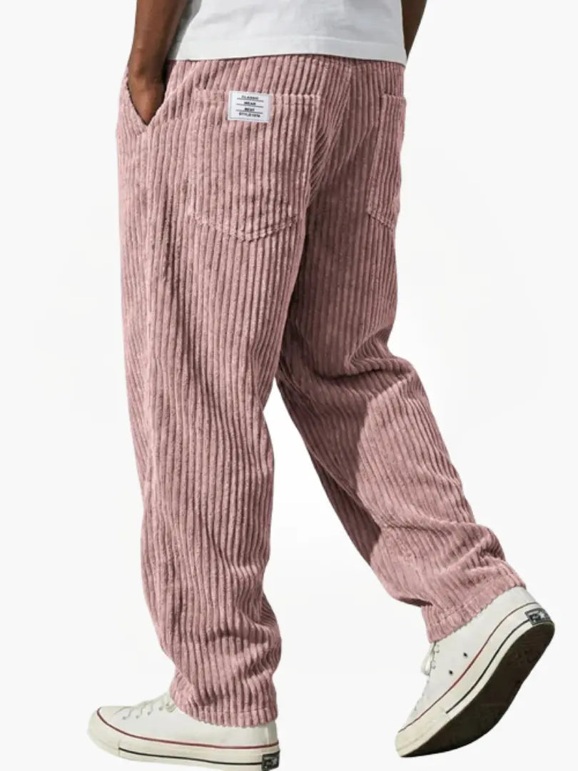 OVWISS| PANTALON EN VELOURS CÔTELÉ POUR HOMMES