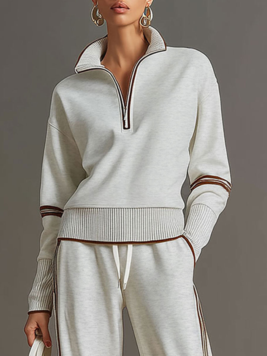Ovwiss™ | Ensemble Davin Retro Sport — Sweat & Pantalon Femme