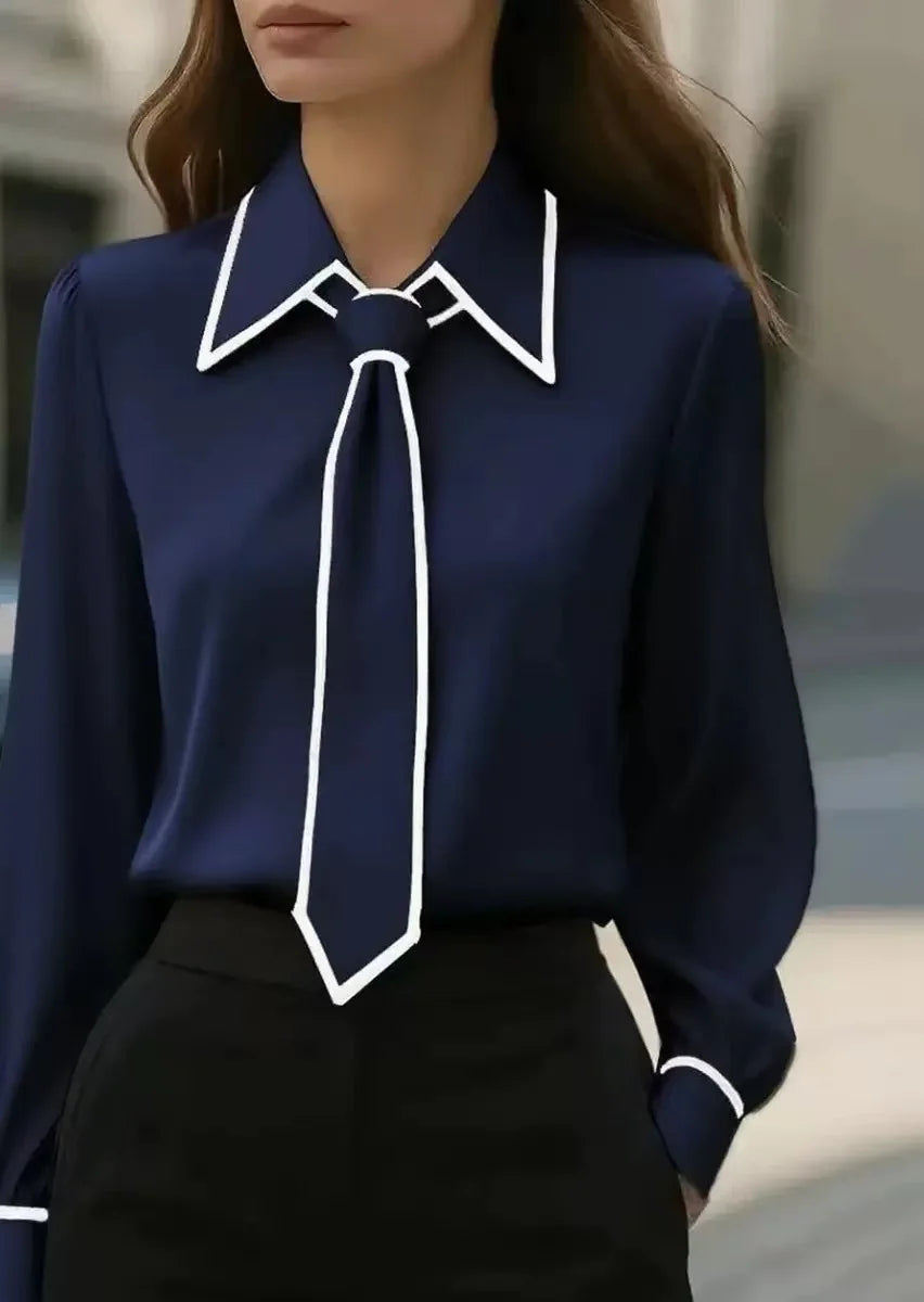 Ovwiss | Blouse Élégance Contrastée