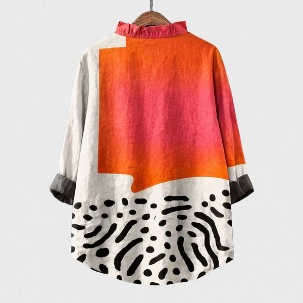 Melinda | Blouse d'Été en Lin