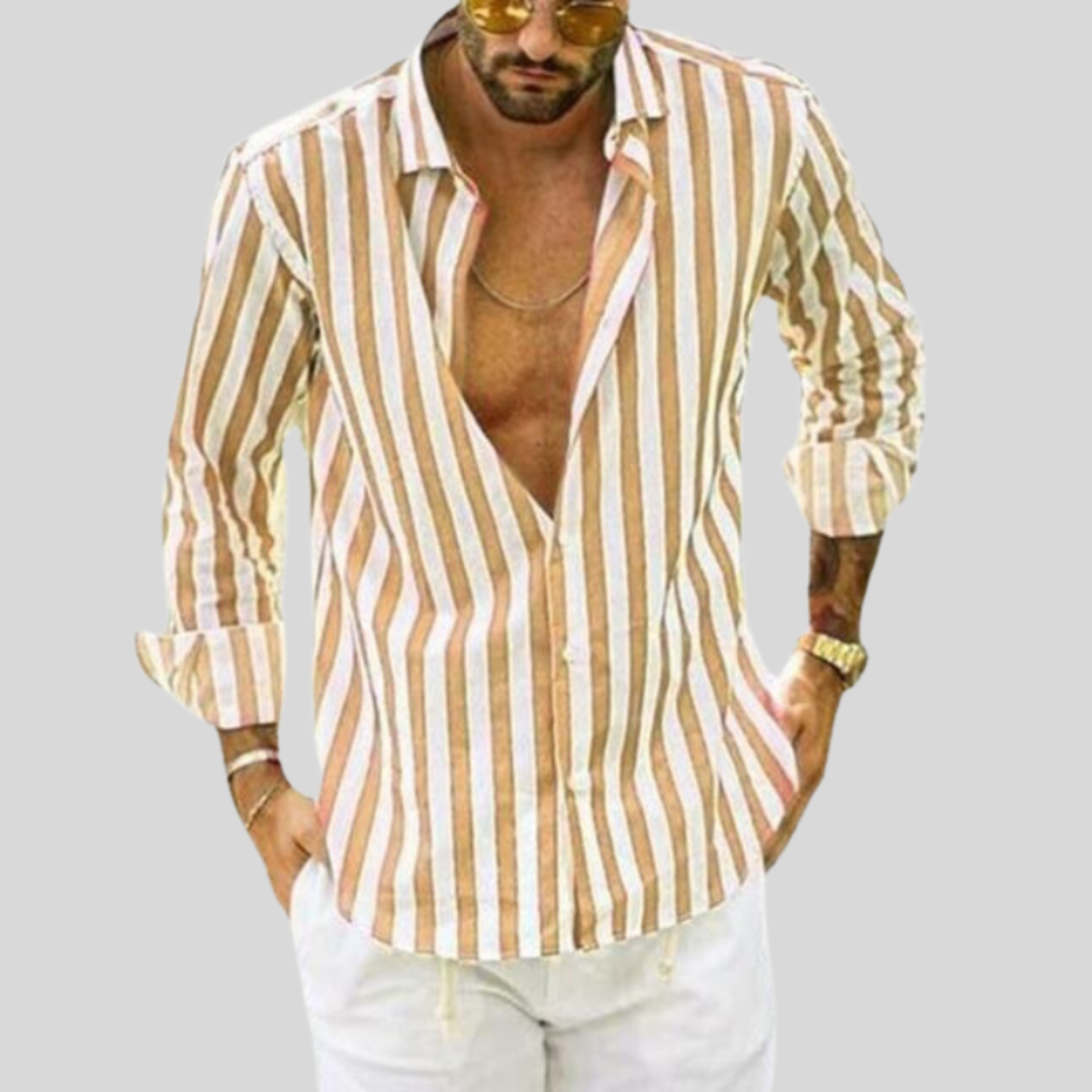 Leblanc™ | Chemise Décontractée À Manches Longues