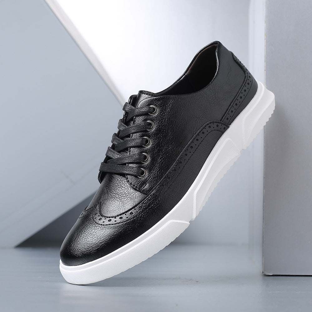 Ethan | Sneakers Cuir Détails Richelieu