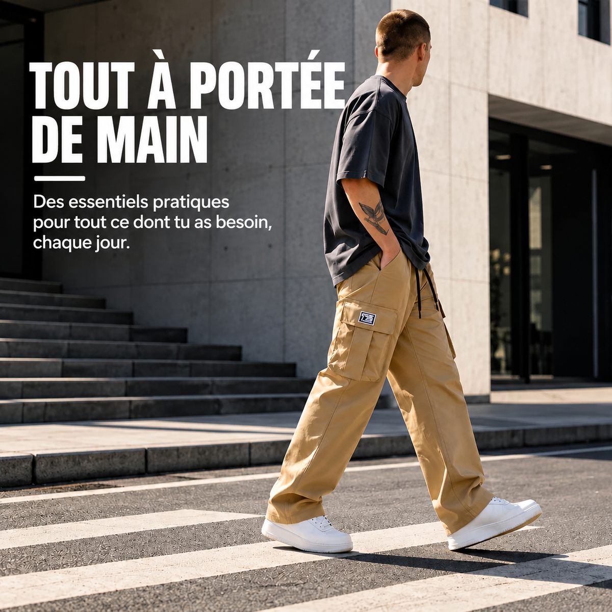 Pantalon cargo homme – Toujours un look impeccable | 1 acheté, 1 offert