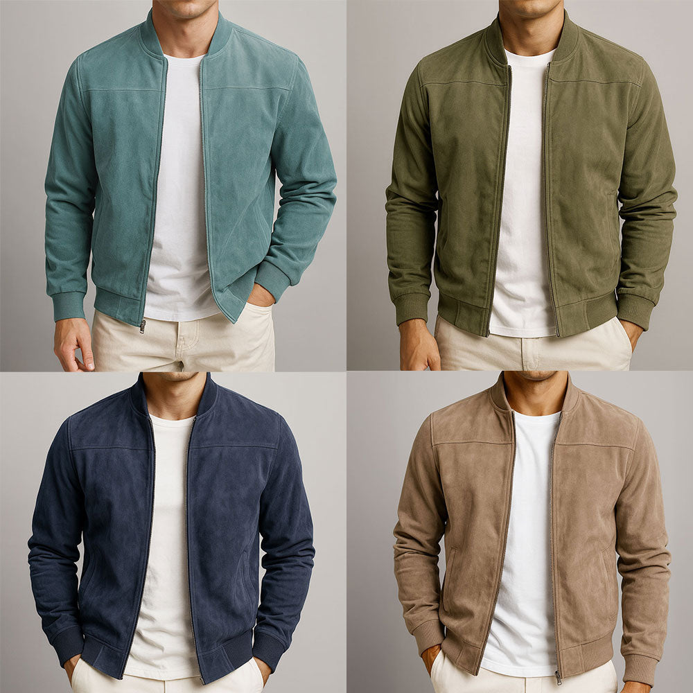 OVWISS | VESTE EN SUÉDINE POUR HOMME