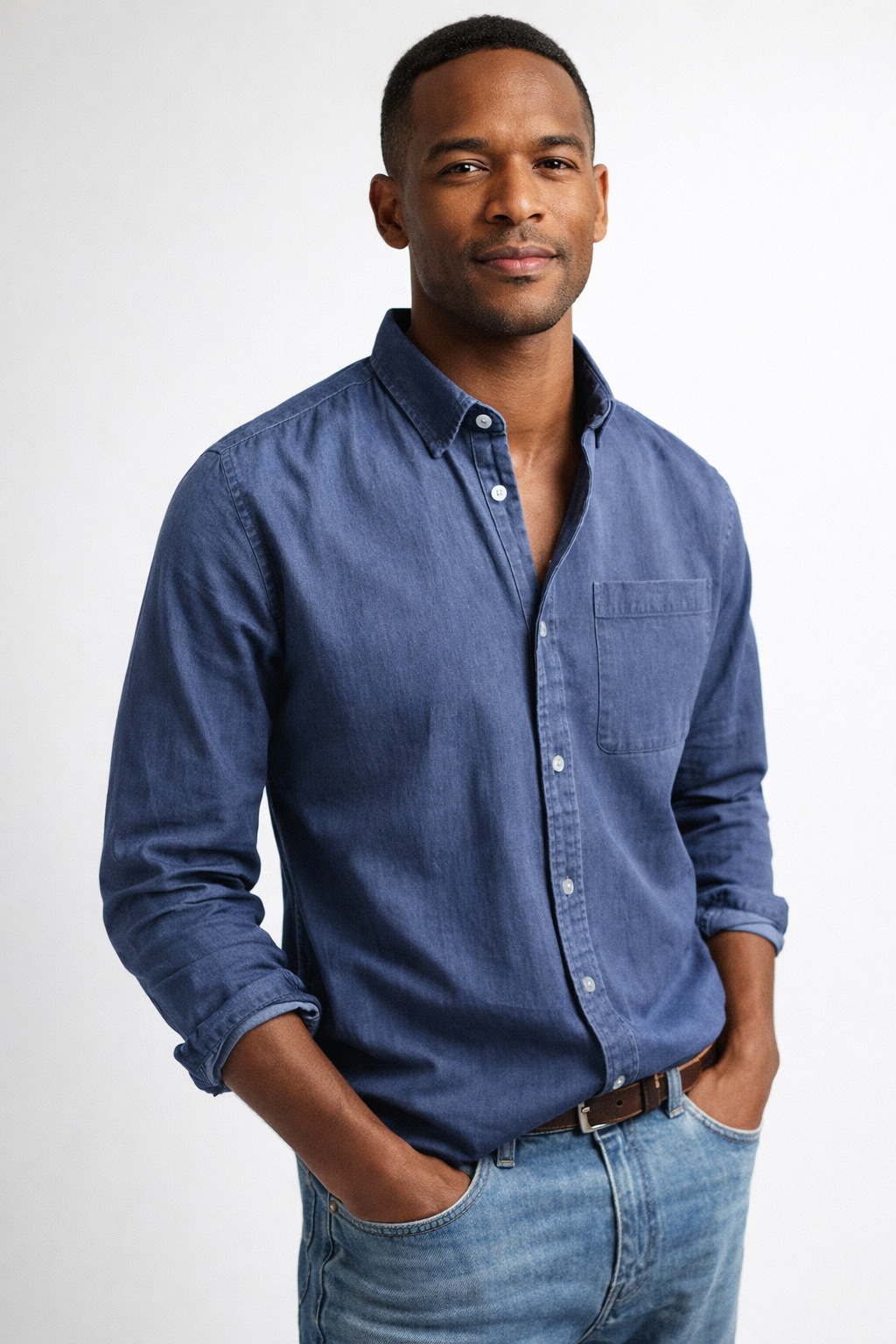 OVWISS| CHEMISE BOUTONNÉE POUR HOMME