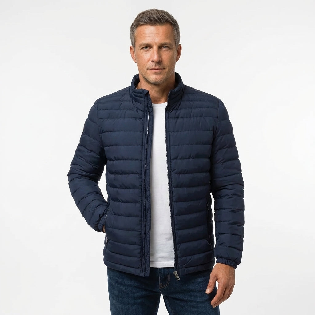 OVWISS | VESTE PUFFER QUILTÉE STYLE URBAIN POUR HOMMES