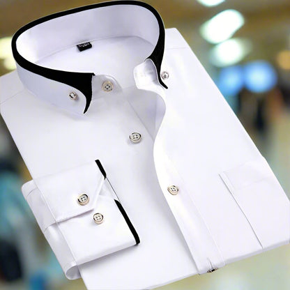 Chemise Homme Albert – Élégance Intemporelle & Coupe Ajustée