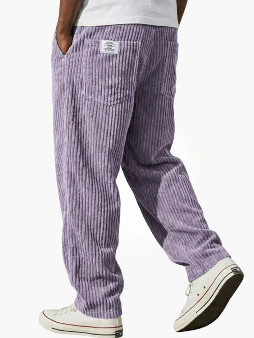 OVWISS| PANTALON EN VELOURS CÔTELÉ POUR HOMMES
