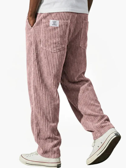 OVWISS| PANTALON EN VELOURS CÔTELÉ POUR HOMMES