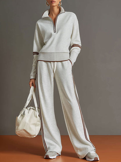 Ovwiss™ | Ensemble Davin Retro Sport — Sweat & Pantalon Femme