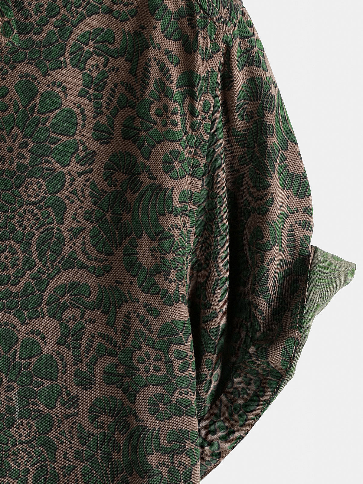 Chemise Homme Manches Courtes Rayon Léger Respirant Style Vintage Hawaï Vacances