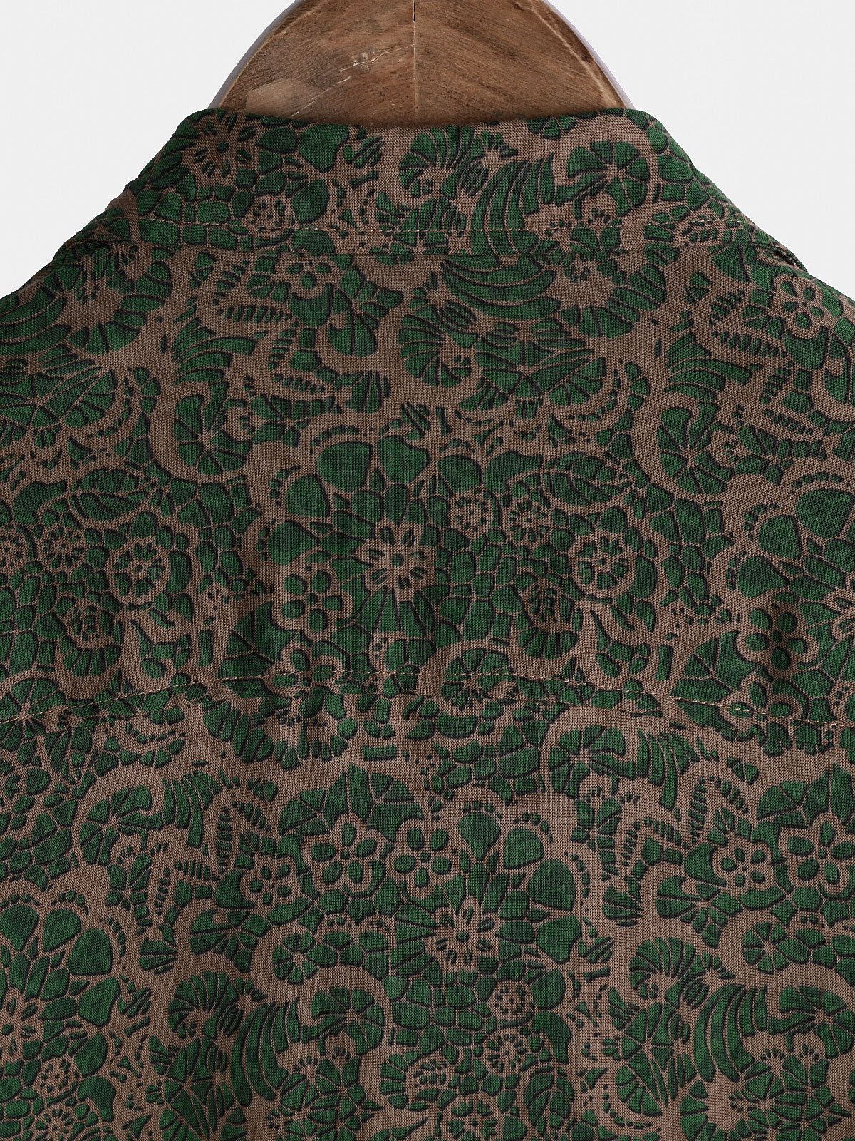 Chemise Homme Manches Courtes Rayon Léger Respirant Style Vintage Hawaï Vacances