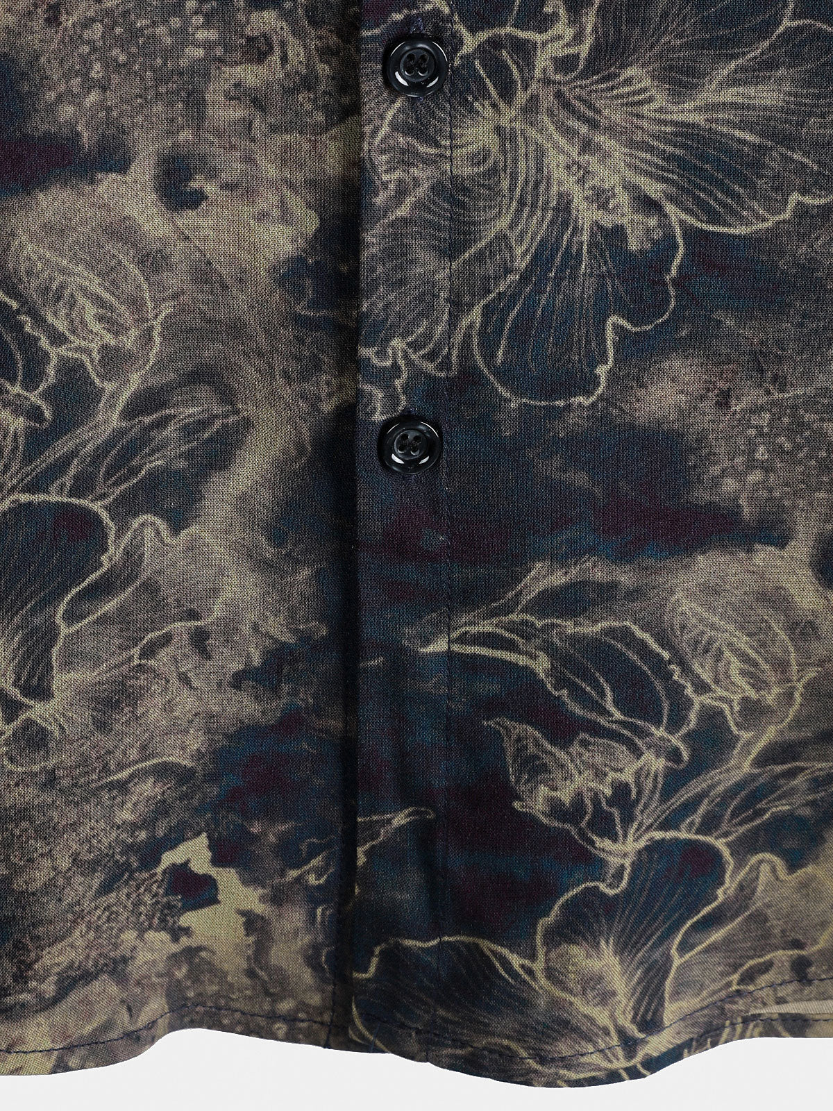 Chemise Homme Manches Courtes Rayon Léger Respirant Style Vintage Vacances Loisirs