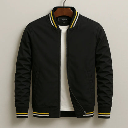 Ovwiss™ | Bomber Varsity Marine — Homme