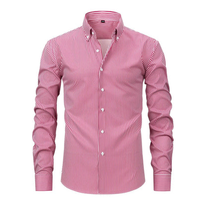 Chemise Stretch Rayée Ovwiss