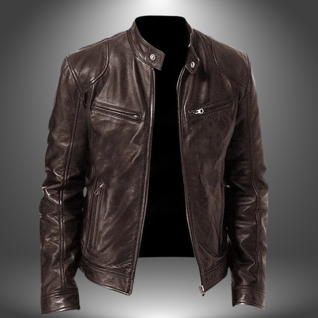 Ovwiss™ | Veste en cuir artisanal pour homme