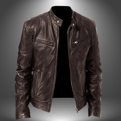 Ovwiss™ | Veste en cuir artisanal pour homme