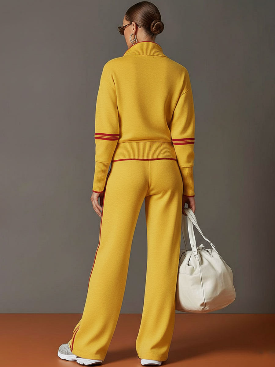 Ovwiss™ | Ensemble Davin Retro Sport — Sweat & Pantalon Femme