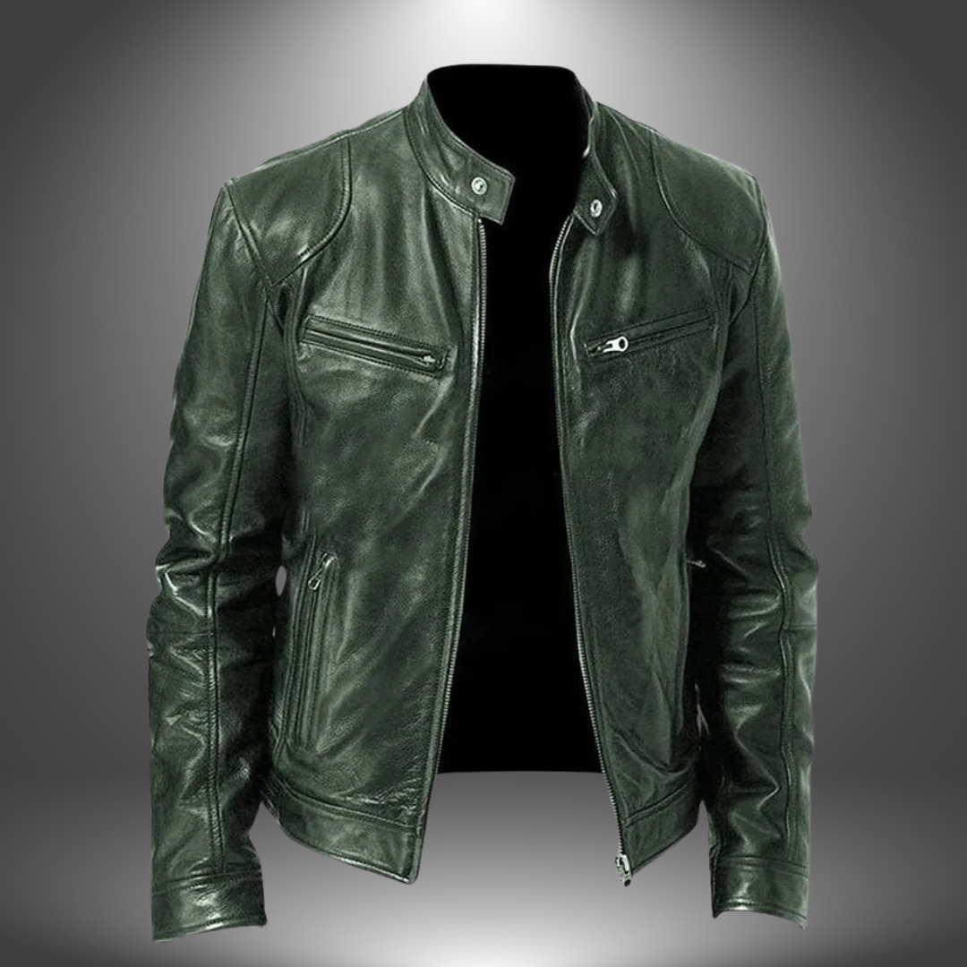 Ovwiss™ | Veste en cuir artisanal pour homme