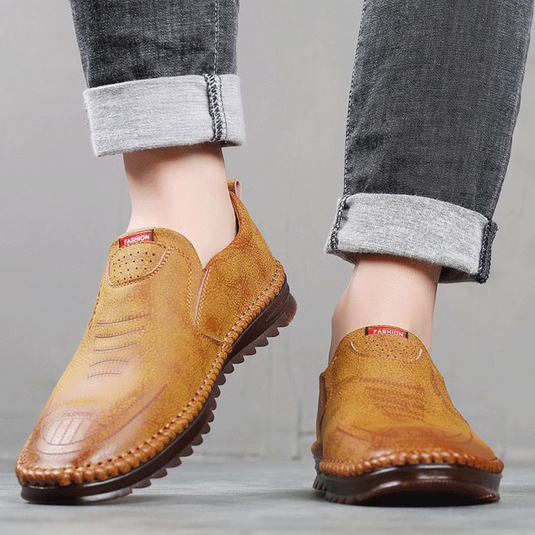 Ovwiss Rocco | Baskets Antidérapantes en Cuir