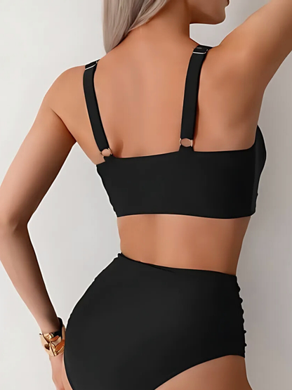 Nolwenn | Bikini bandeau à volants