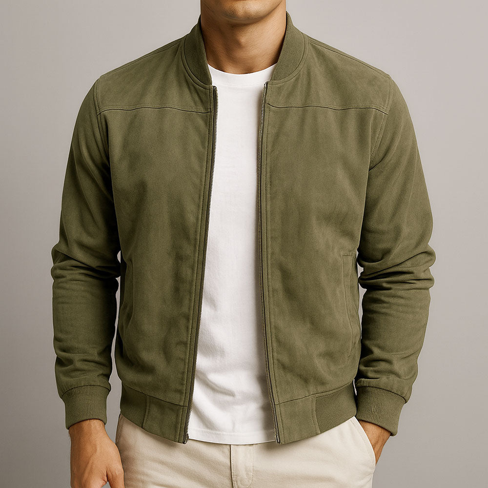 OVWISS | VESTE EN SUÉDINE POUR HOMME