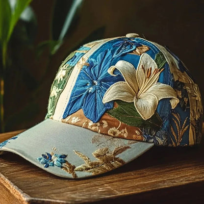 Casquette Fleurie Brodée Ovwiss