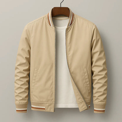 Ovwiss™ | Bomber Varsity Marine — Homme