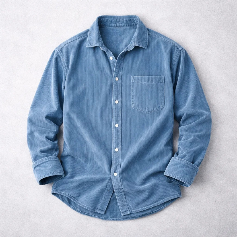 Ovwiss™ | Chemise Velours Côtelé Vintage