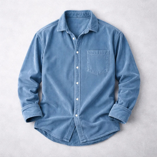 Ovwiss™ | Chemise Velours Côtelé Vintage