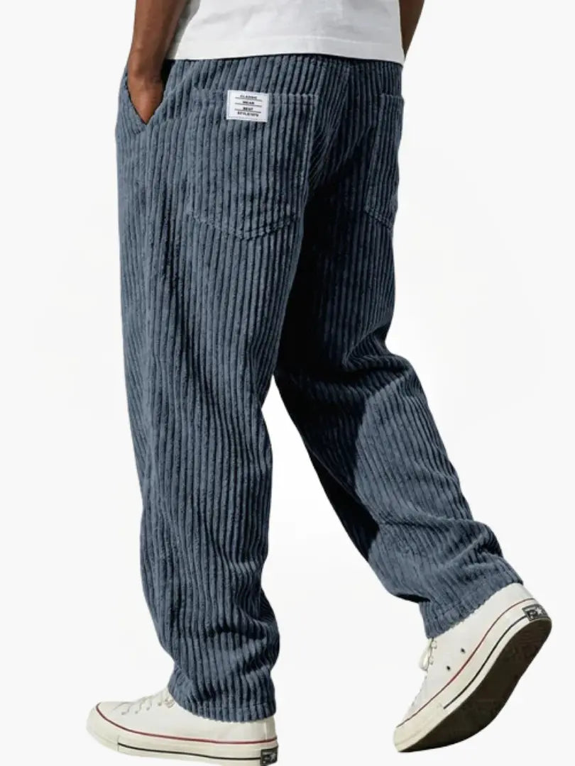 OVWISS| PANTALON EN VELOURS CÔTELÉ POUR HOMMES
