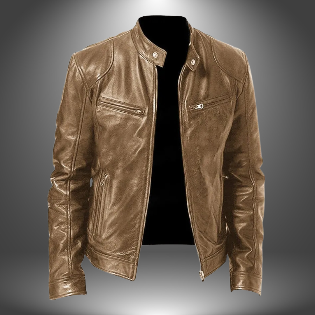 Ovwiss™ | Veste en cuir artisanal pour homme