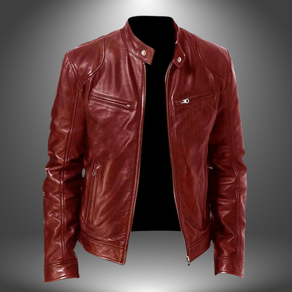 Ovwiss™ | Veste en cuir artisanal pour homme