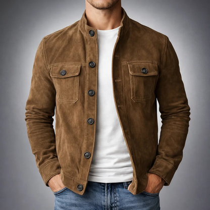 Halifax – Veste en Suédine Signature