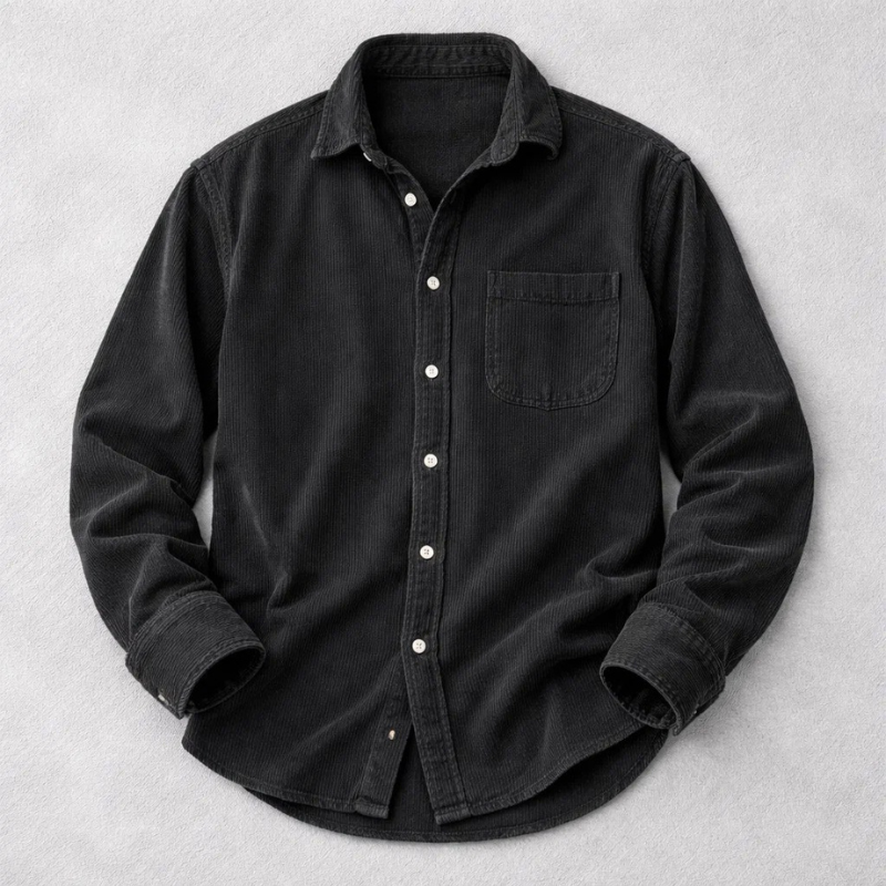 Ovwiss™ | Chemise Velours Côtelé Vintage