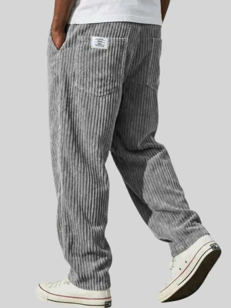 OVWISS| PANTALON EN VELOURS CÔTELÉ POUR HOMMES
