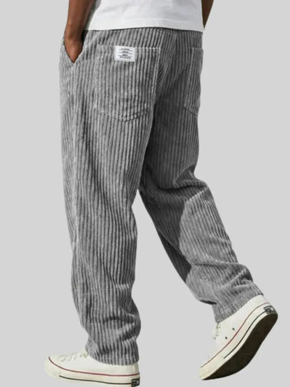 OVWISS| PANTALON EN VELOURS CÔTELÉ POUR HOMMES
