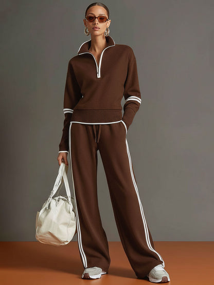 Ovwiss™ | Ensemble Davin Retro Sport — Sweat & Pantalon Femme