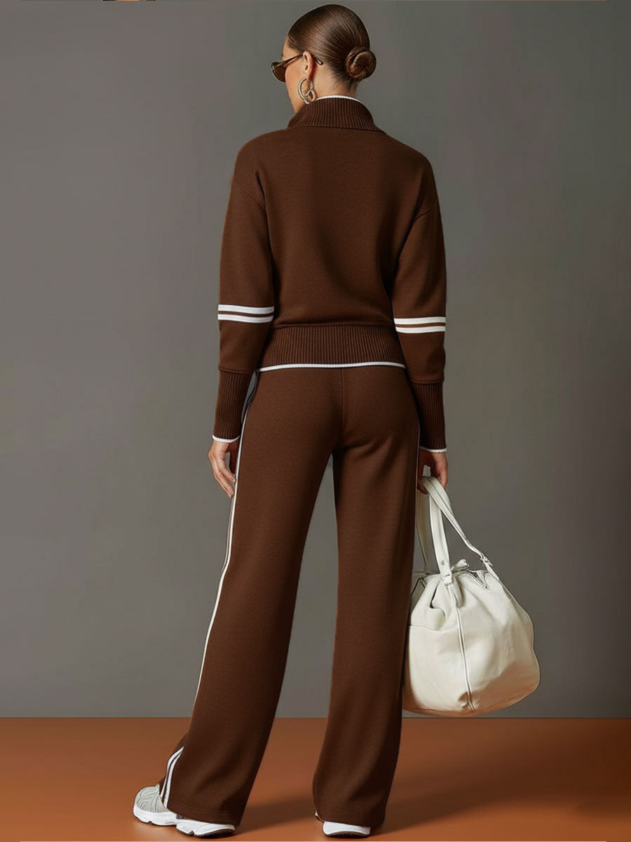 Ovwiss™ | Ensemble Davin Retro Sport — Sweat & Pantalon Femme