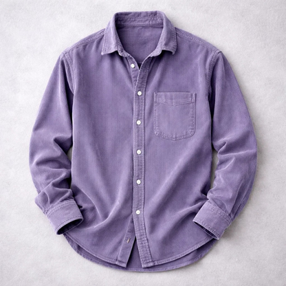 Ovwiss™ | Chemise Velours Côtelé Vintage