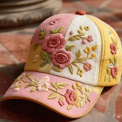 Casquette Fleurie Brodée Ovwiss
