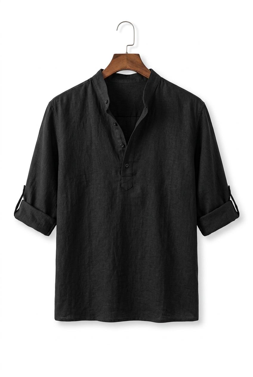 Hugo | Chemise Col Officier Décontractée