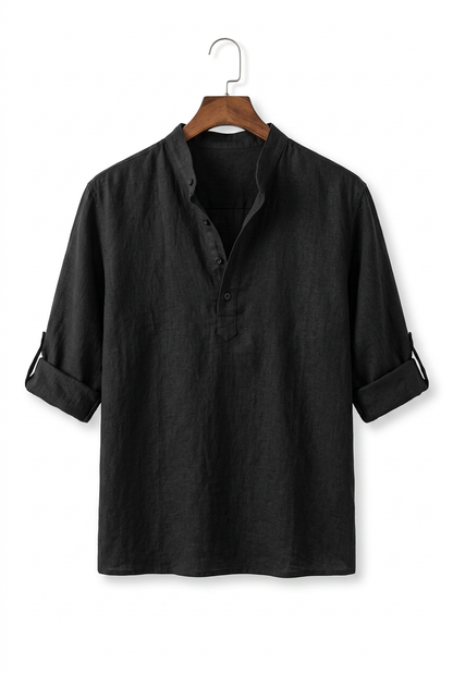 Hugo | Chemise Col Officier Décontractée