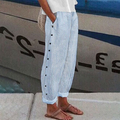 Ovwiss™ | Pantalon Rayures Côtières — Femme