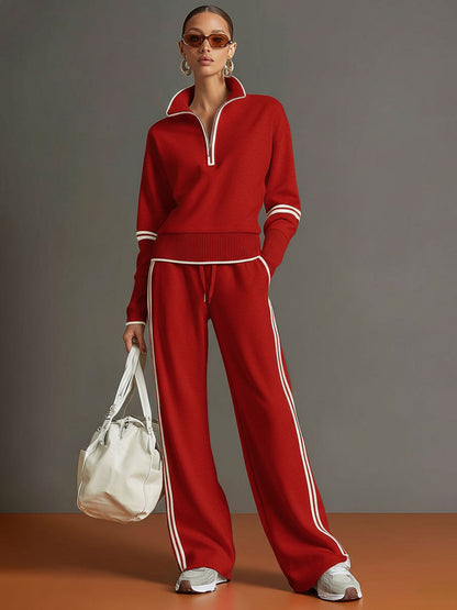 Ovwiss™ | Ensemble Davin Retro Sport — Sweat & Pantalon Femme