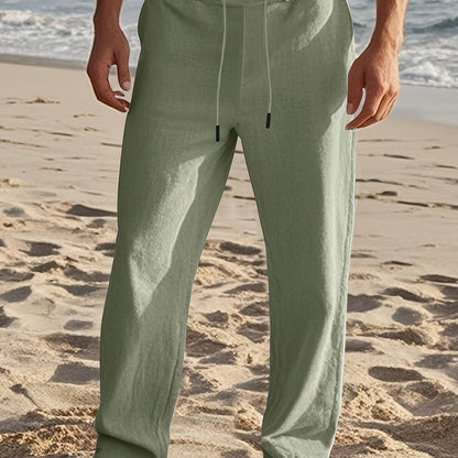 LAURENT MONACO | PANTALON EN LIN POUR HOMMES