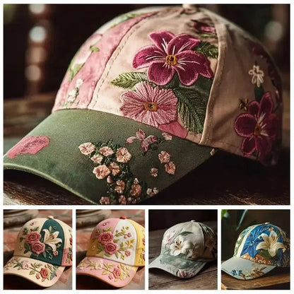 Casquette Fleurie Brodée Ovwiss