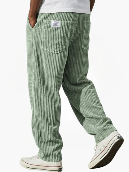 OVWISS| PANTALON EN VELOURS CÔTELÉ POUR HOMMES