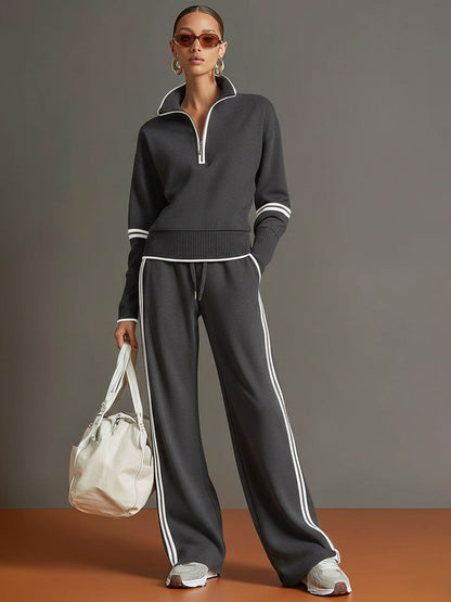 Ovwiss™ | Ensemble Davin Retro Sport — Sweat & Pantalon Femme