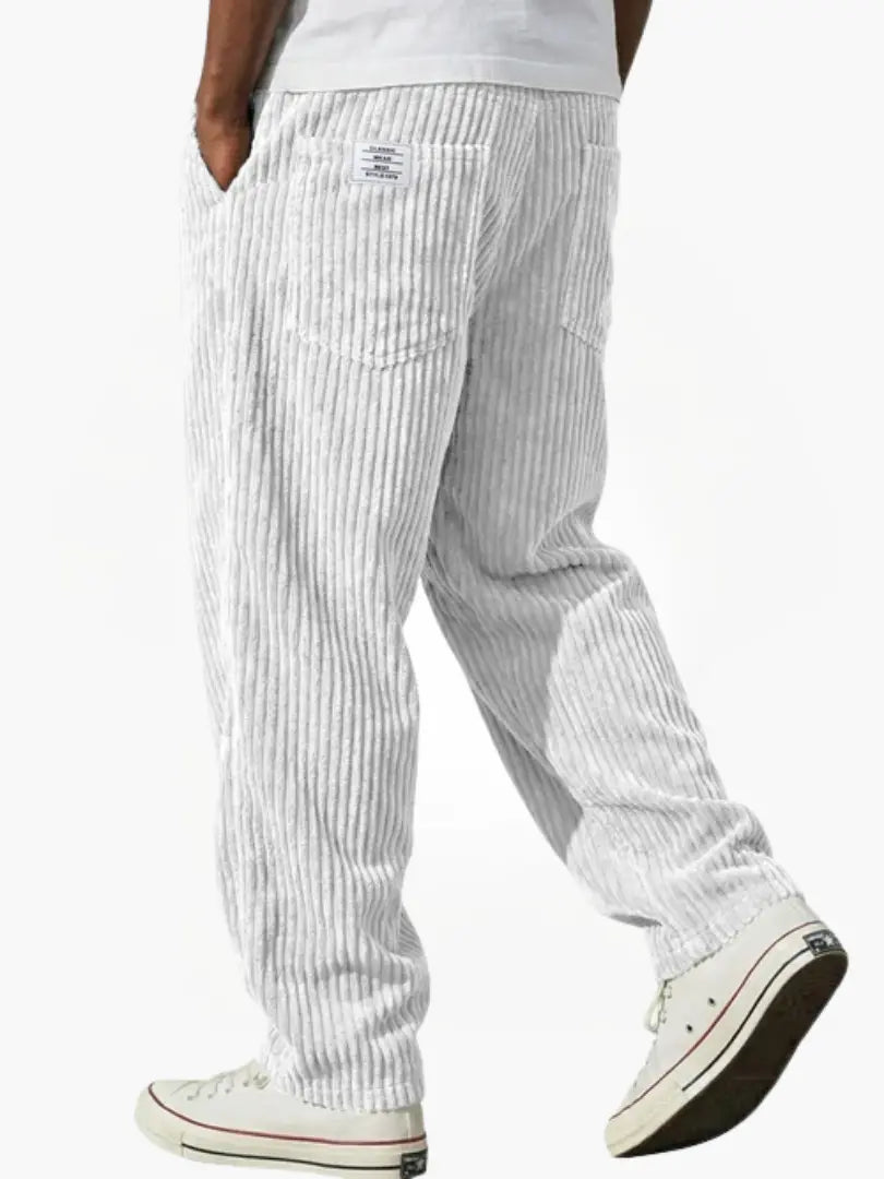 OVWISS| PANTALON EN VELOURS CÔTELÉ POUR HOMMES